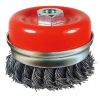 80mm braided bowl brush with ring, JAHAN BORES model 0039