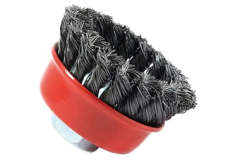 80mm braided bowl brush with ring, JAHAN BORES model 0039