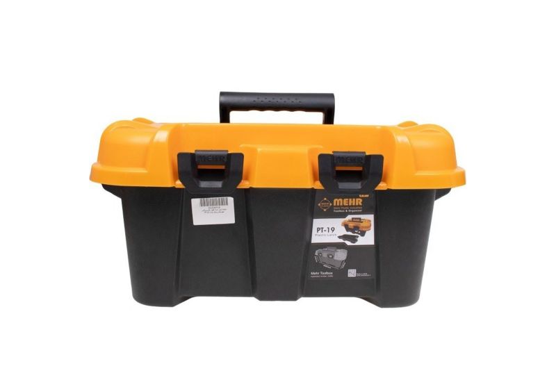 Cantilever Tool Box | Folding metal handle & 5 compartments