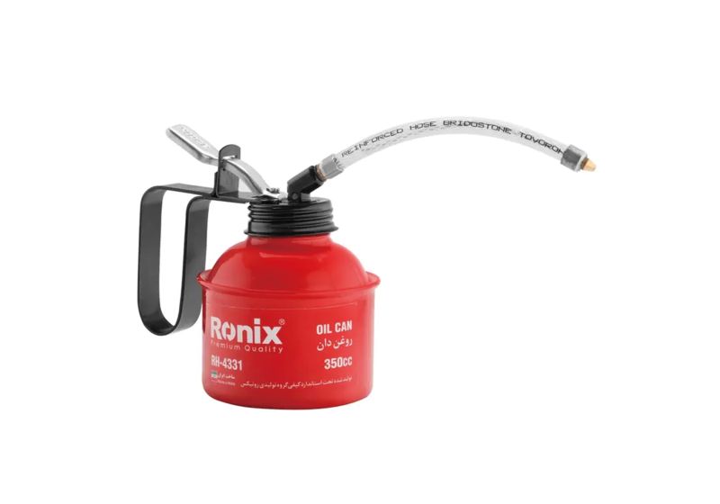 روغن دان فلزی  350 سی سی رونیکس مدل RH4331 روانکاری چرخ خیاطی، لولا، ابزارآلات