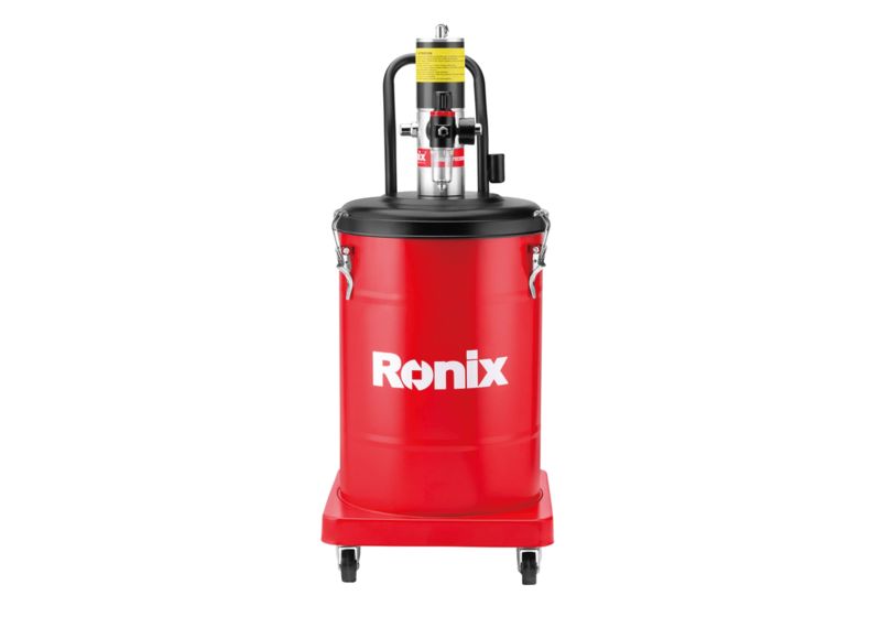 گریس پمپ سطلی 30 لیتر استیل رونیکس مدل RH-4308