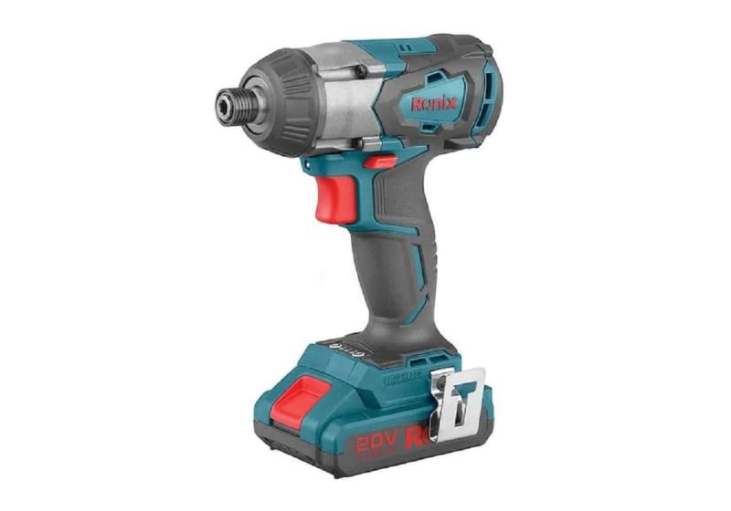 پیچ گوشتی چکشی شارژی رونیکس 20 ولت مدل 8906