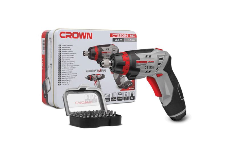 پیچ گوشتی شارژی کرون 3.6 ولت مدل CT22024 MC