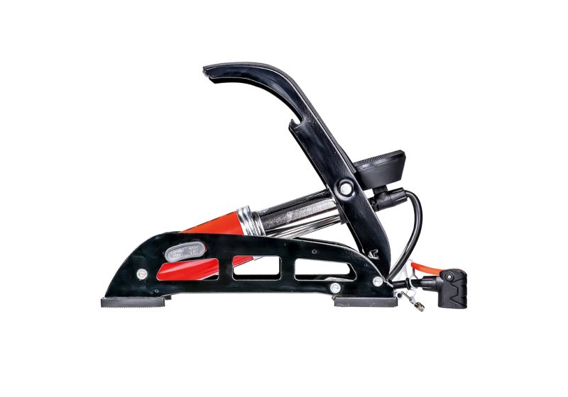 تلمبه باد پایی 8 بار تک سیلندر با روکش پدال لاستیکی ضد لغزش آروا مدل 4322