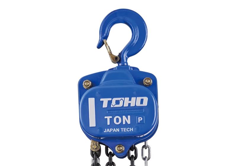 جرثقیل دستی 0.5 تا 30 تن زنجیری 3 متر توهو مدل 622 مناسب برای ساخت‌وساز، معدن و کارگاه.