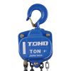 جرثقیل دستی 0.5 تا 30 تن زنجیری 3 متر توهو مدل 622 مناسب برای ساخت‌وساز، معدن و کارگاه.