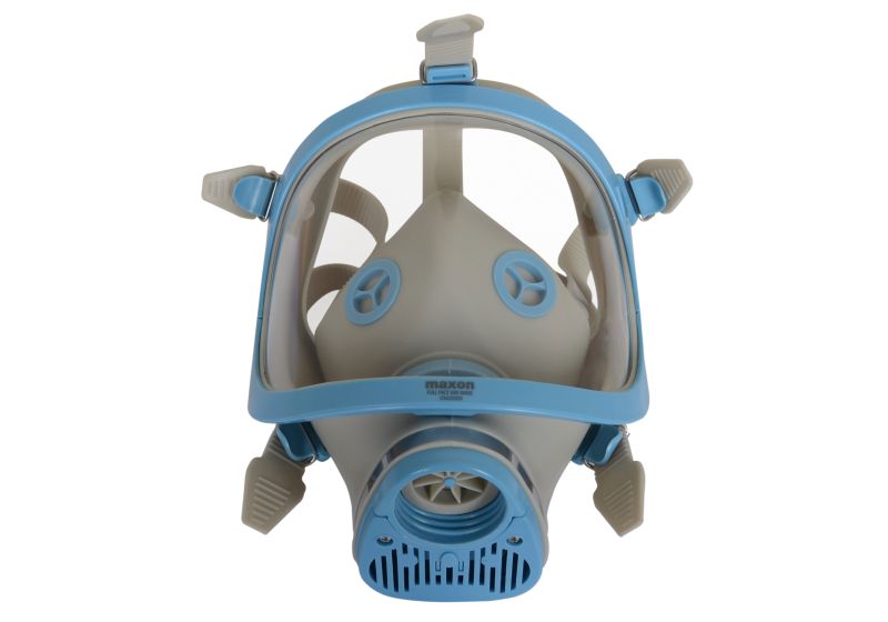 ماسک ایمنی تمام صورت مکسون مدل GM1000  آتش‌نشانی، پتروشیمی، صنایع نفت و گاز، معادن، بیمارستان