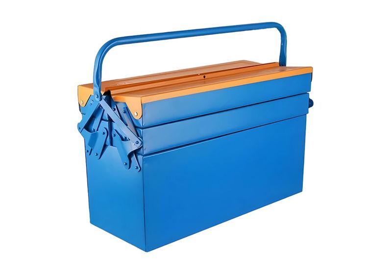 عکس جعبه ابزار فلزی اتوماتیک بلند وفایی 50 سانتیمتر مدل 523