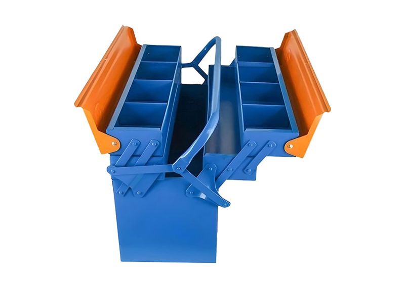 عکس جعبه ابزار فلزی اتوماتیک بلند وفایی 50 سانتیمتر مدل 523