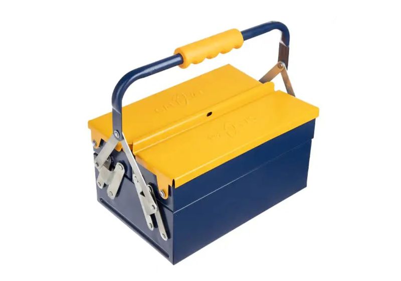 عکس جعبه ابزار فلزی اتوماتیک گلکسی وان 33 سانتیمتر مدل MT302