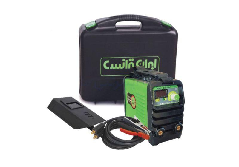 اینورتر جوشکاری 200 آمپر ایران ترانس مدل MINI ARC 200 همراه انبر جوش، انبر اتصال، ماسک جوشکاری، کیف حرفه‌ای