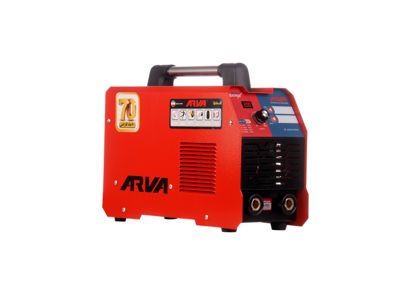 اینورتر جوشکاری 200 آمپر آروا مدل 2172 به همراه انبر جوش، انبر اتصال با کابل