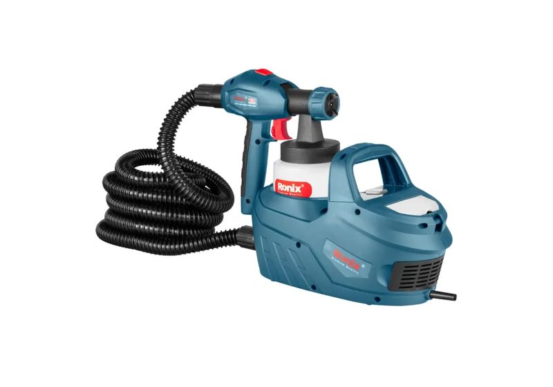پیستوله برقی 650 وات خرطومی رونیکس مدل RH-1365 با شیلنگ 1.8 متری، بند شانه‌ای