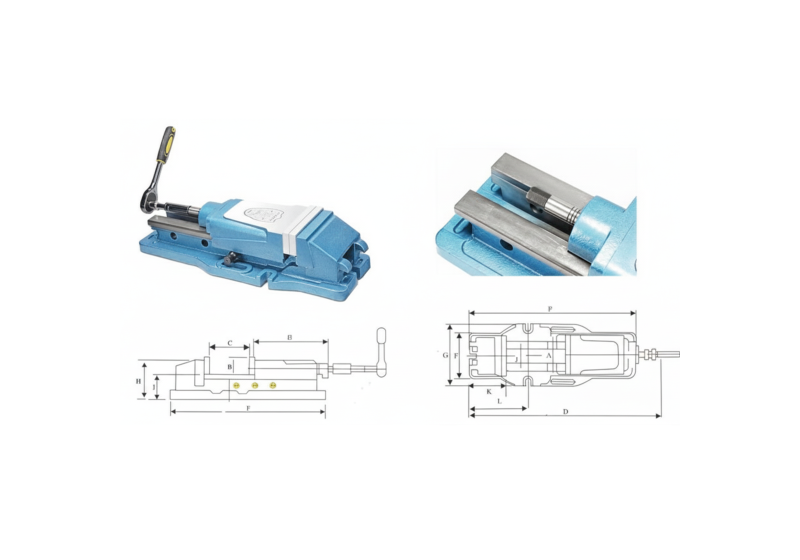 گیره زیر دریلی هیدرولیکی 4 اینچ RSCO مدل HPVT4