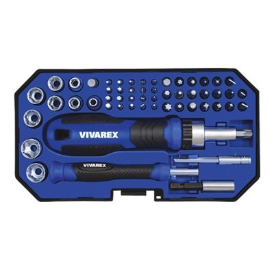 ست نوک پیچ گوشتی و بکس 55 عددی ویوارکس مدل VR5565-SD