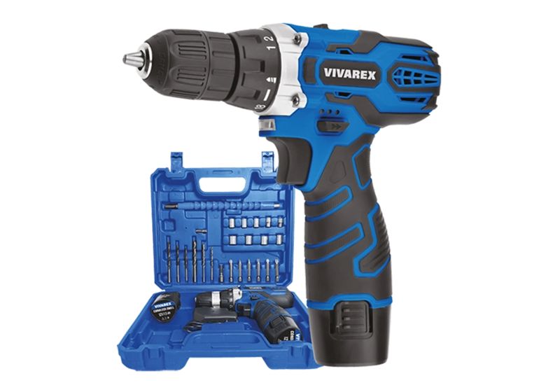 خرید دریل شارژی 2 باطری ویوارکس مدل VR12V-2A
