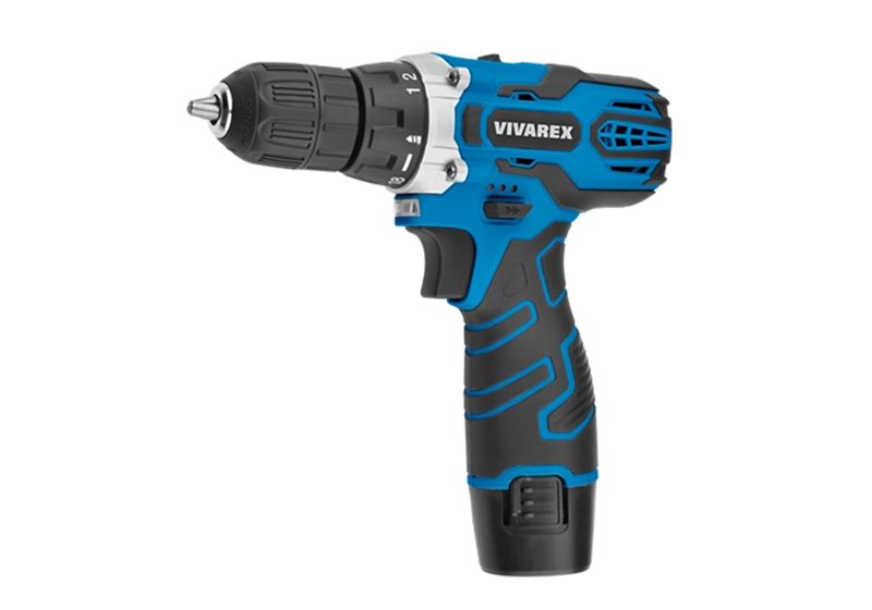 دریل شارژی 2 باطری با لوازم ویوارکس مدل VR12V-2A + ارسال فوری