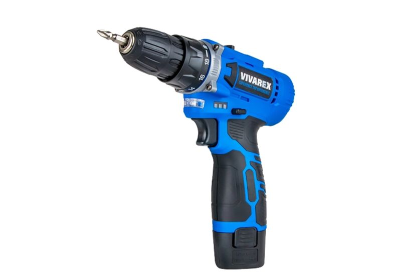 دریل شارژی 2 باطری بدون لوازم ویوارکس مدل VR1215V-2B