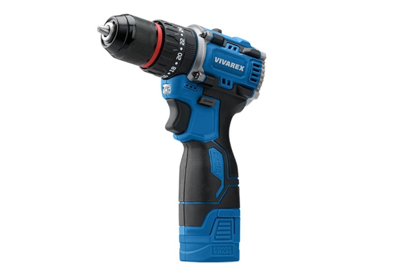 خرید دریل شارژی 2 باطری براشلس ویوارکس مدل VR1608-BLX