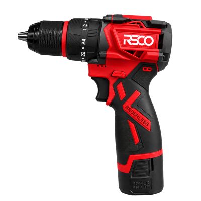 دریل شارژی چکشی لیتیوم 16.8 ولت براشلس RSCO مدل DCH1610