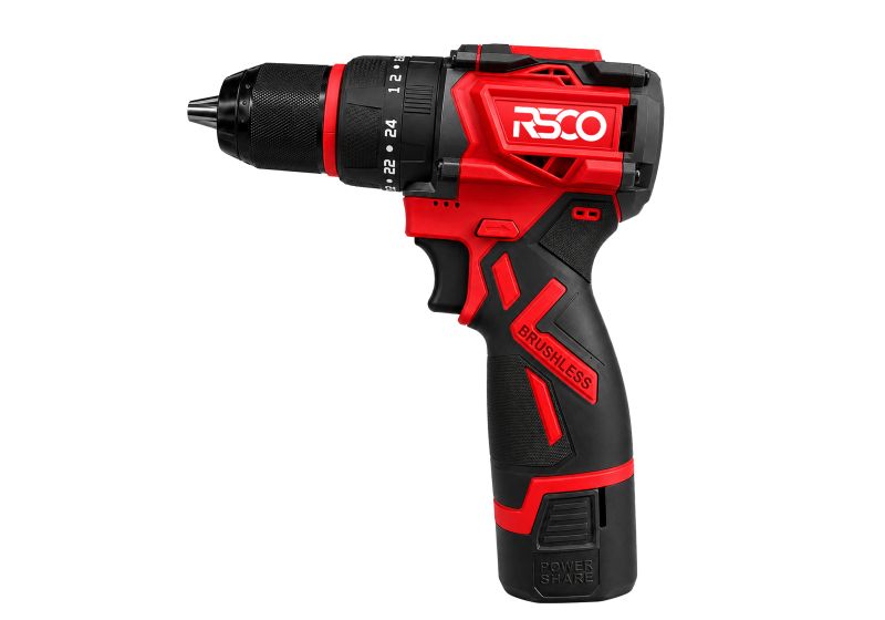 دریل شارژی چکشی لیتیوم 16.8 ولت براشلس RSCO مدل DCH1610