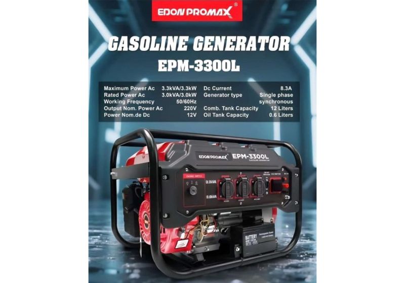 موتور برق بنزینی ادون EPM-3300L؛ توان 3300 وات