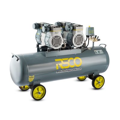 قیمت کمپرسور باد سایلنت 80 لیتری رستگارصنعت مدل ACWF2-80