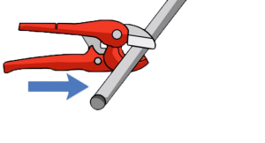 نحوه کار با قیچی لوله سبز