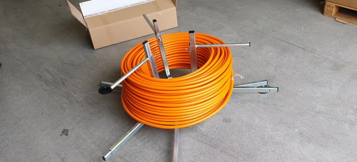 مراحل کار با رول باز کن لوله پنج لایه