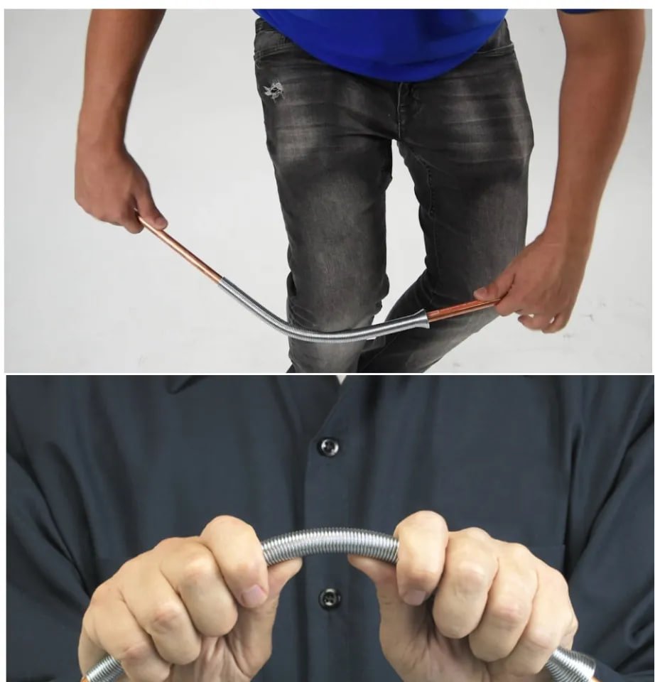 مراحل کار با فنر خم لوله