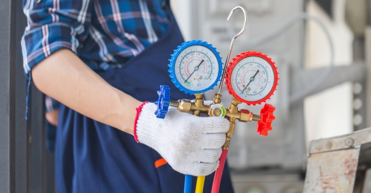 مراحل کار با مانومتر شارژ گاز کولر