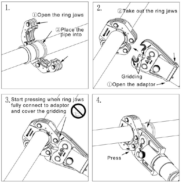 پرس شارژی لوله پنج لایه رستگار صنعت RPZ1550