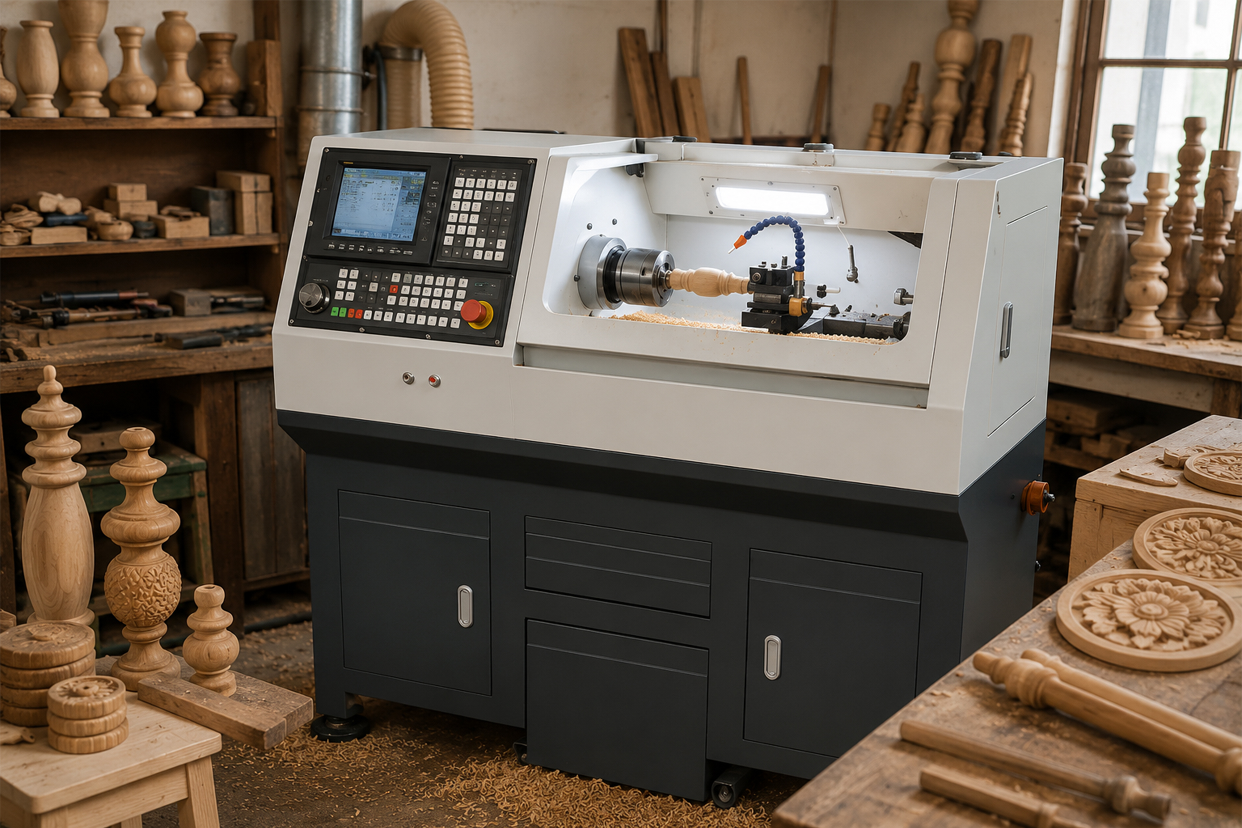 دستگاه تراش CNC مینی RSCO مدل BLCNC210