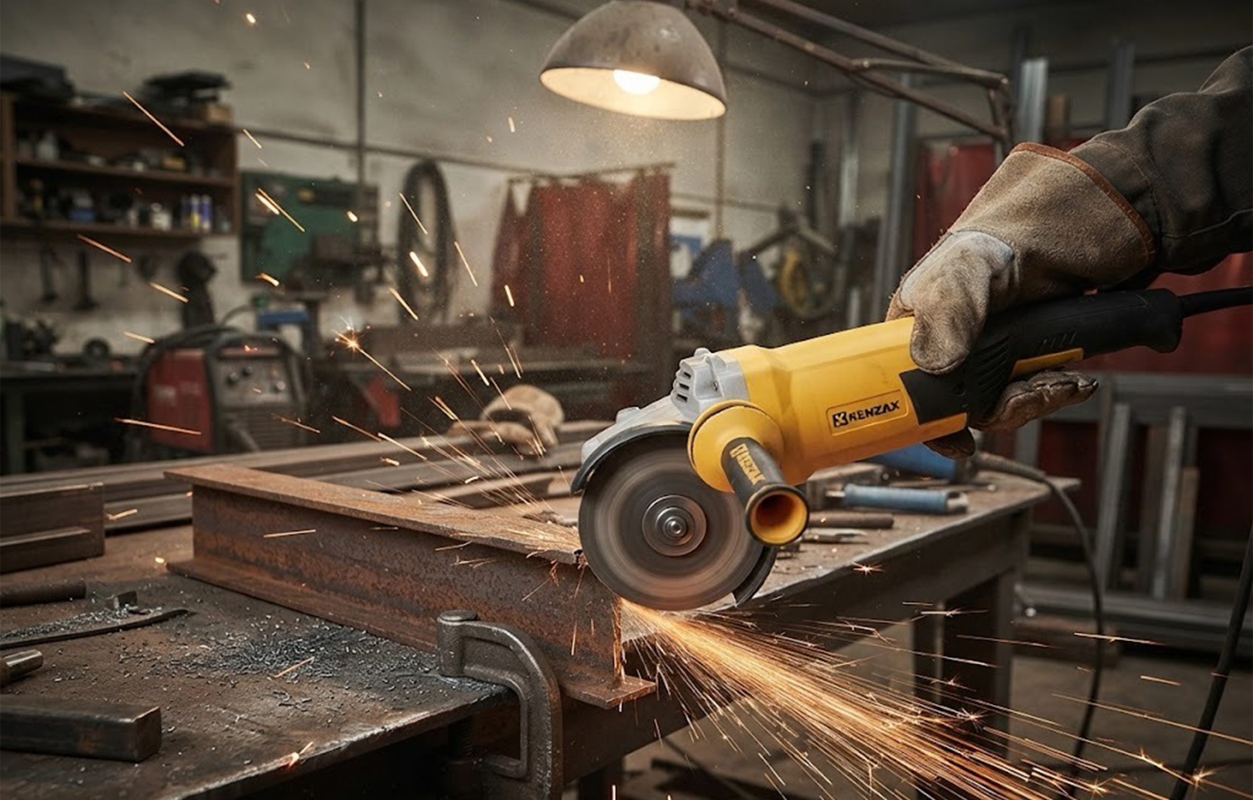 سنگ فرز آهنگری 2600 وات کنزاکس مدل KAG-1260S