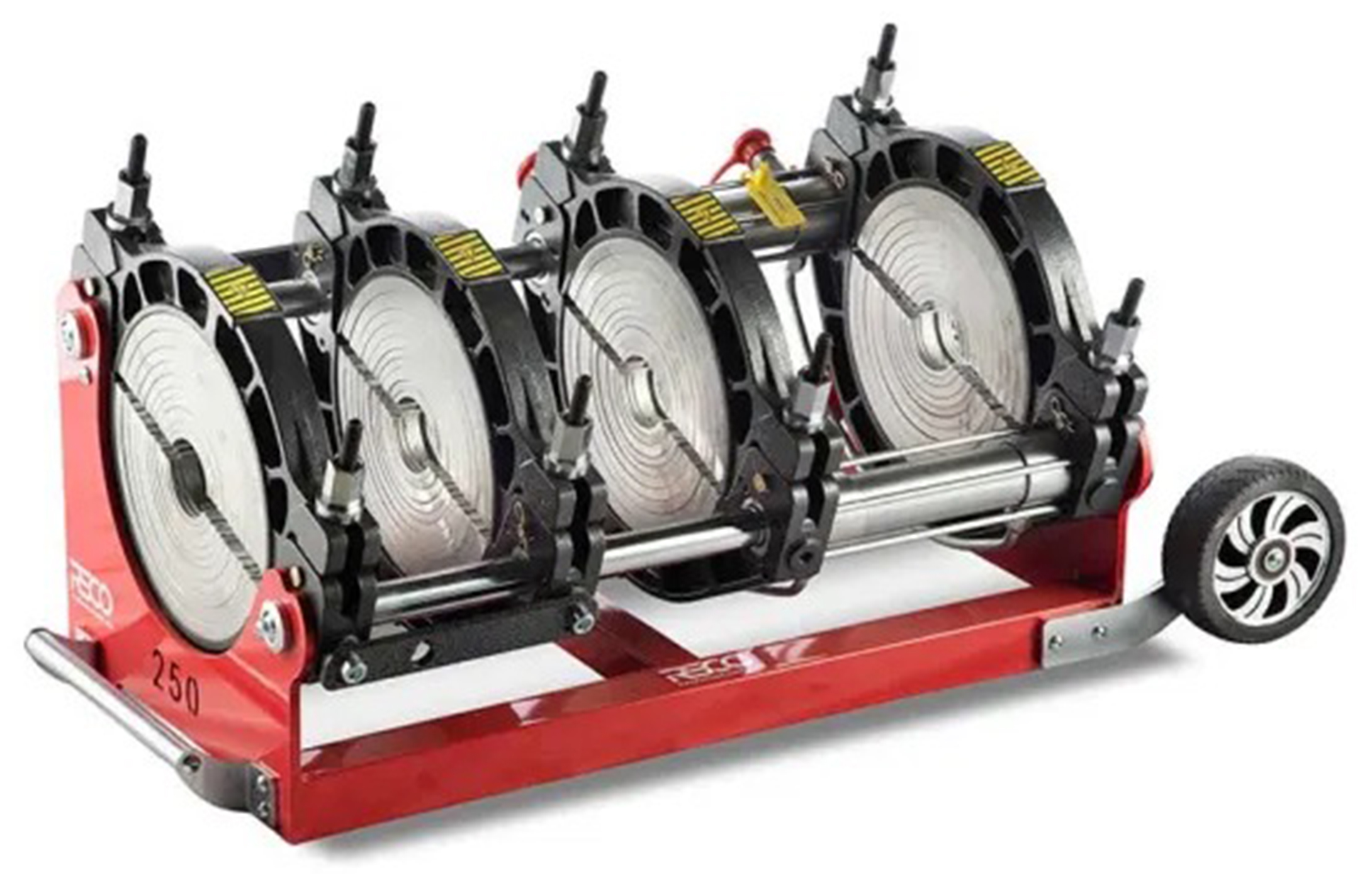 دستگاه جوش پلی اتیلن تمام هیدرولیک 250 چهار فک RSCO مدل HPD-250