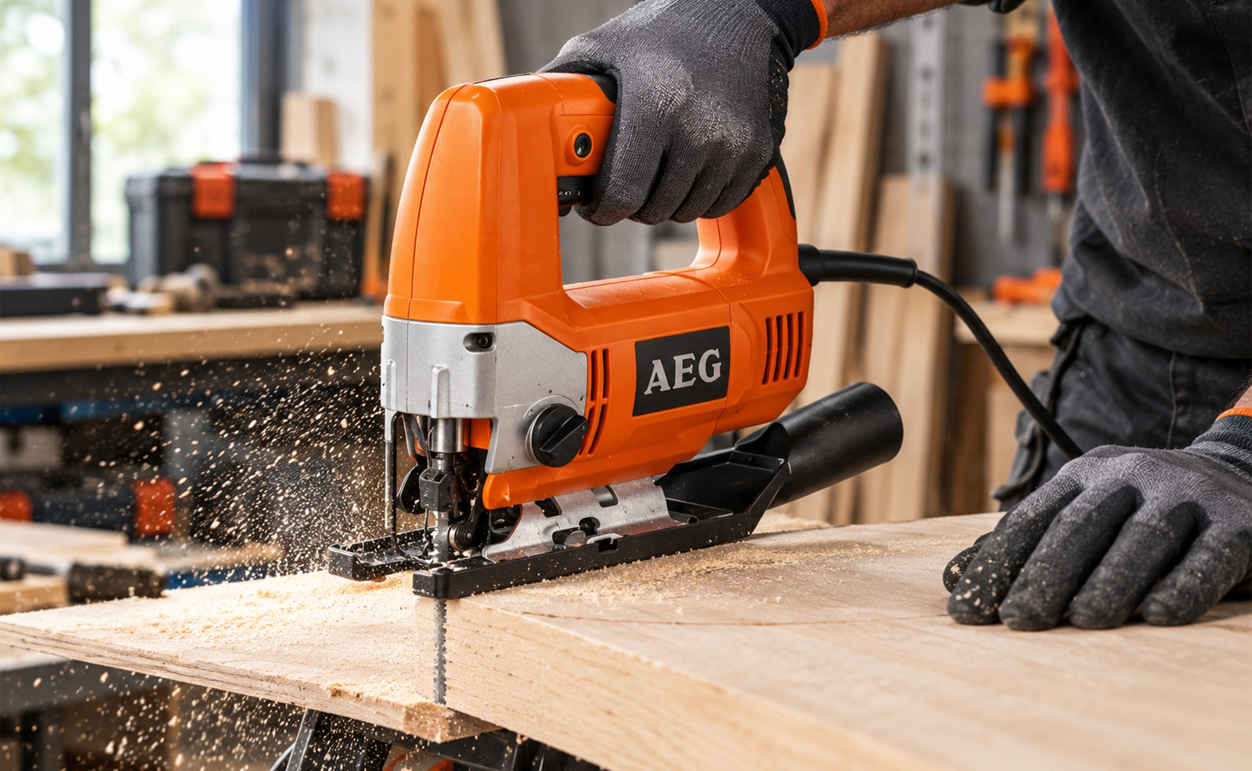 اره عمود بر برقی 700 وات AEG مدل STEP 80