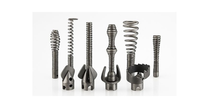 کدام سر فنر دستگاه لوله بازکنی برای چه نوع گرفتگی هایی مناسب است؟ راهنمای جامع  انواع سر فنر 1404